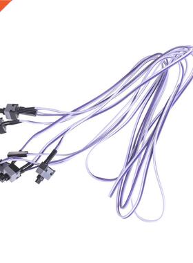 5pcs Momentary Push Button Switch Connector Cable Computer M