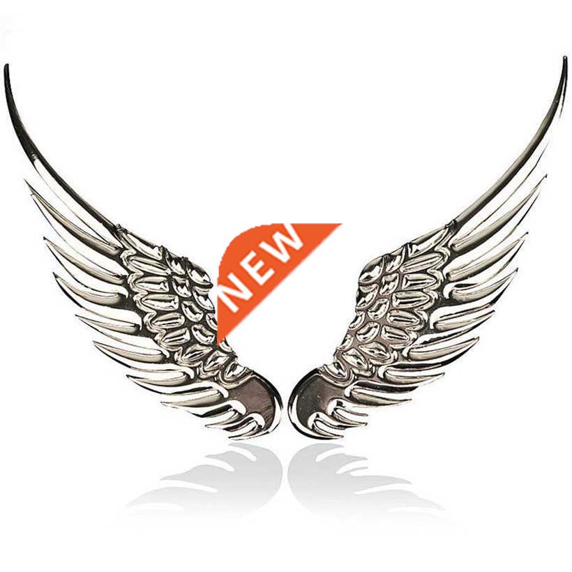 3D dimensional Alloy Metal car stickers Angel Hawk Wings Emb