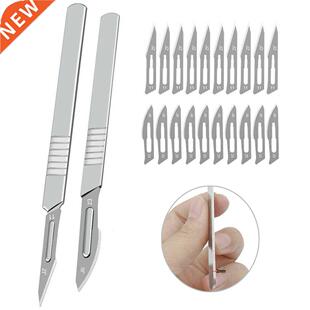 11pcs Carbon Steel Utility Blade Scalpel Blade  Cutting