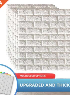 35X38.5 Cm 3D Muurstickers Zelfklevende Foam Baksteen Room D