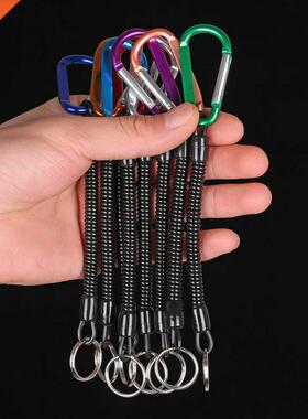 1PC Tactical Retractable Spring Elastic Rope Security Gear T