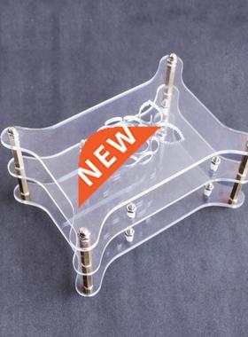 2-layer Transparent Acrylic Case Clear Shell Enclosure with