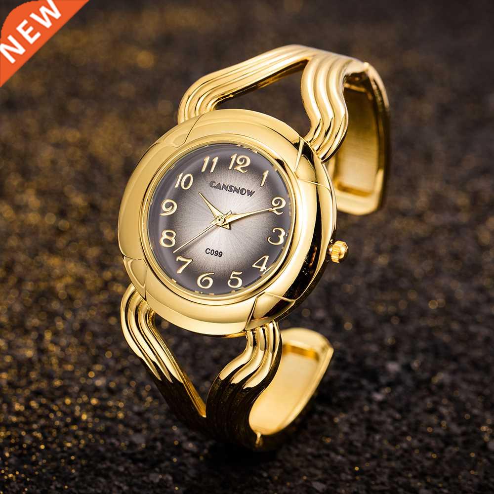 Women's Bracelet Watches Luxury Quartz Wristwatches Silv