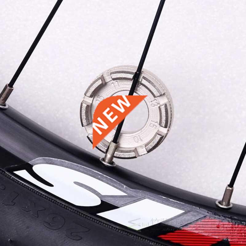 Bicycle Spoke Wrench Cycling Pocket Tools 6 in One Durable