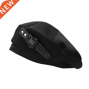 Women's Fashion Hats Beret Woman Black Hat Military Bere