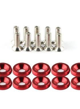 20 Pcs Fend er Bumper Washer Bolt Stainless Steel M6x20mm CN