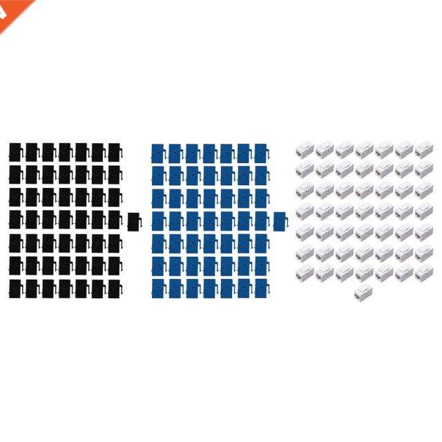 RJ45 Connector Keystone Jack Cat6 RJ45 Extension Coupler Eth