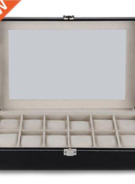 12 Grid Watch Display Case Wrist Watch Storage Box Jewelry S
