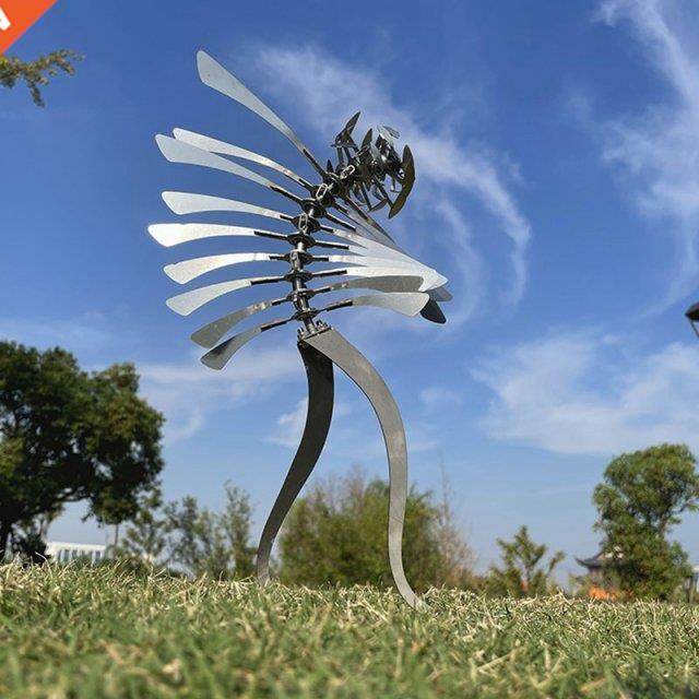 Unique And Magical Metal Rotating Windmill Humanoid Windmill