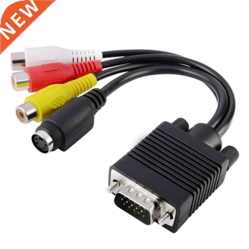 VGA SVGA To S-Video 3 RCA AV VGA To Video TV Out S-Video AV