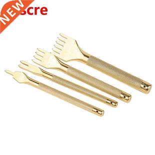 Leather Craft Tool Set ainless eel Hole Chisel Graving