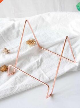 1Pc Creative Geometric Storage Rack Simple Wrought Iron Orga