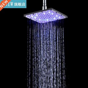 Pressure Fil Led Showerhead Rain Top High Head Shower Inch