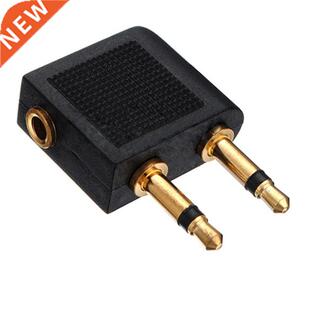 2 pcs 3.5mm Jack Airline Airplane Earphone Headphone Headset