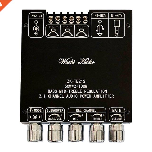ZK-TB21S Bluetooth-compatble Audo-Dgtal Power Amplfer