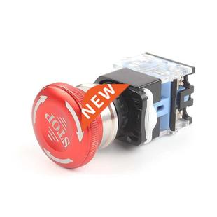 Lock Emergency Switch LA8 Waterp Button Self Push 22mm Stop