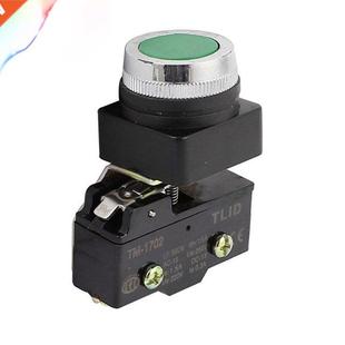 Momentary 15A Push Flat Green Thread 25mm 1NC 380V