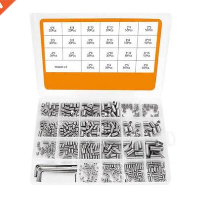 666Pcs Set Screw Hex Hexagon Socket Head Stainless Steel Hea