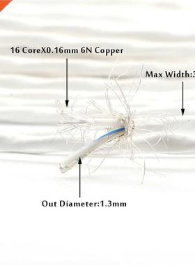 6N copper silver plated Nerve Audio Axon Bulk single cable,X