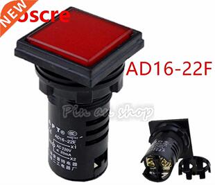 380V power 22F square LED Highlight 220V 24V 22mm AD16 1PCS