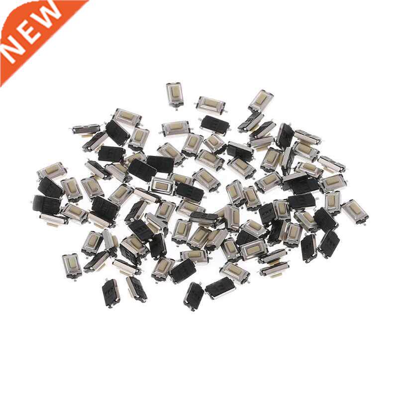 100 Pcs x6x2.5mm Momentary Tact SMD SMT Push Button Micro S