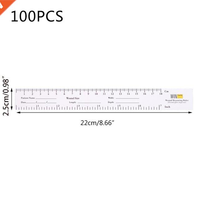 18cm / 7'' Educare Wound Ruler /PAPER Wound Measurin