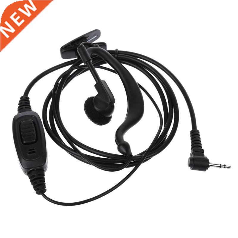 Alloet G ShapeHeadset 1pin 2.5mm Jack PTT Mic Earpiece for