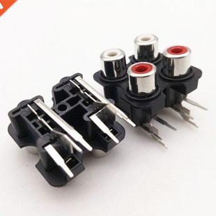 Audio sock RCA audio Jack Stereo hole Female input 2pcs