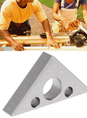 Woodworkng Trangle Ruler Alumnum Alloy Metrc nch Heght