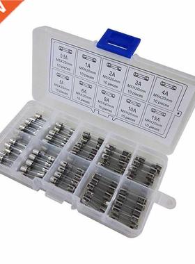 100pcs 5x20mm Fast Blow Glass Assorted Fuse