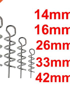 Pasadores de pesca de 20, 40 o 100 piezas, tornillo de pesca