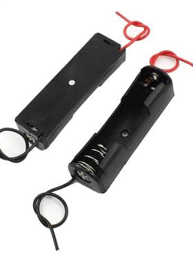 2pcs Spring Clip Blck 1 x 1.5V  Bttery Cse Holder
