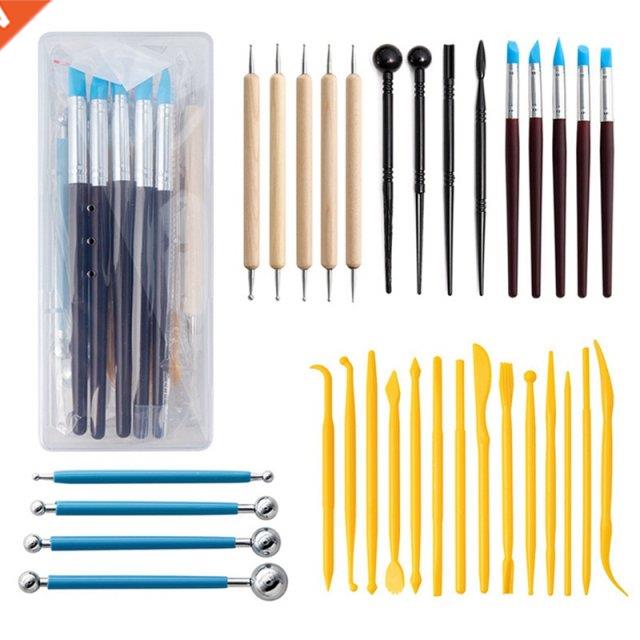 33 PCS Polymer Clay Tools Set Pottery Sculpting Tools Clay I