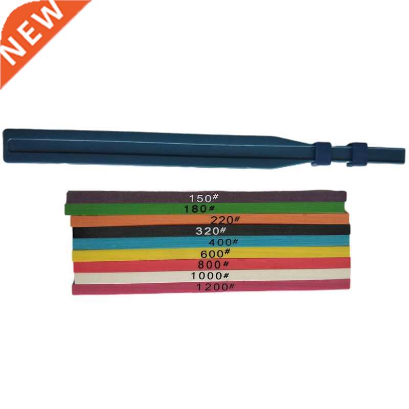 9 Pieces 100 x 4 x 1mm Fiber Whetstone Super Ceramic Whetsto