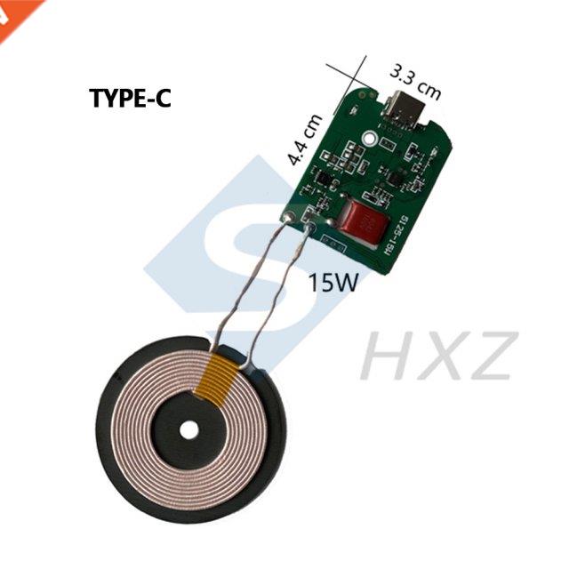 DC5V 9V 12V 5W 10W 15W Type-C Mcro-USB Fast Charge Wreless
