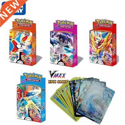 Random 25Pcs/Box New Pokemon Cards Vmax English Version Bat