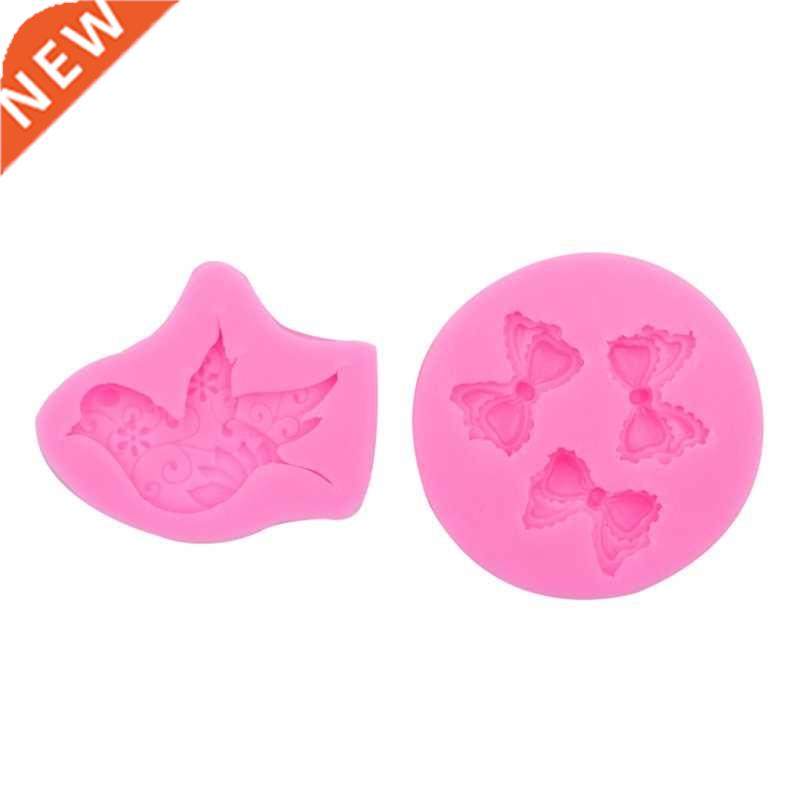 Bowknot/Birds Shapes Cake Moulds Fondant Mold Chocolate Mold