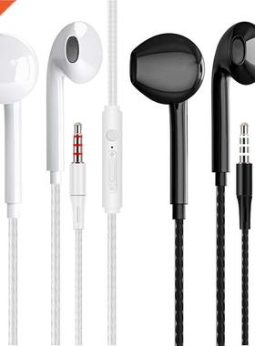 3.5mm Wired Earphones ass Stereo Earuds Gym Sports Headpho