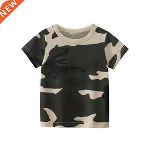 Camouflage T Shirt Boys Children's T-shirt Summer Clothing C