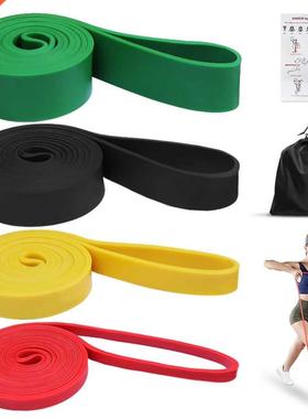 Banda de resistencia de látex para hacer ejercicio, b