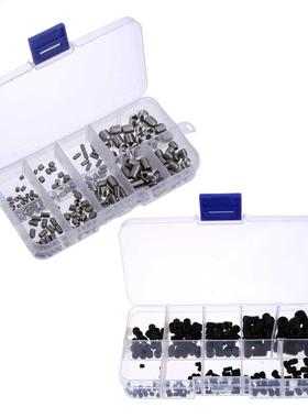 200pcs llen Hed Socket Hex Set Grub Screw ssortment Kit C