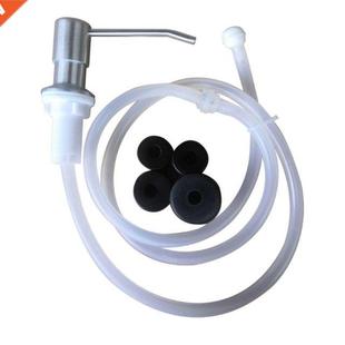 1Set Stainless Steel Sink Liquid Soap Dispenser Lotion Pump