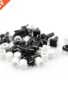 20 Pcs 6x6x12mm PCB Mount Momentary 4 Pin Push Button Tactil