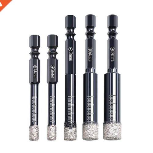 5Pcs/Set Brazng Hole Opener For Drllng Grante Marble Mas