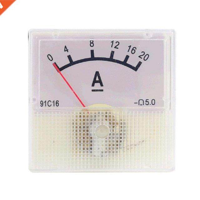 Square Shape Current Test Mechanical Pointer Type DC Panel