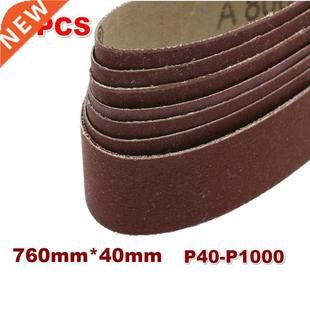 Sanding Belts 40x760mm Fin Coarse Abrasive 1000 10Pcs P40