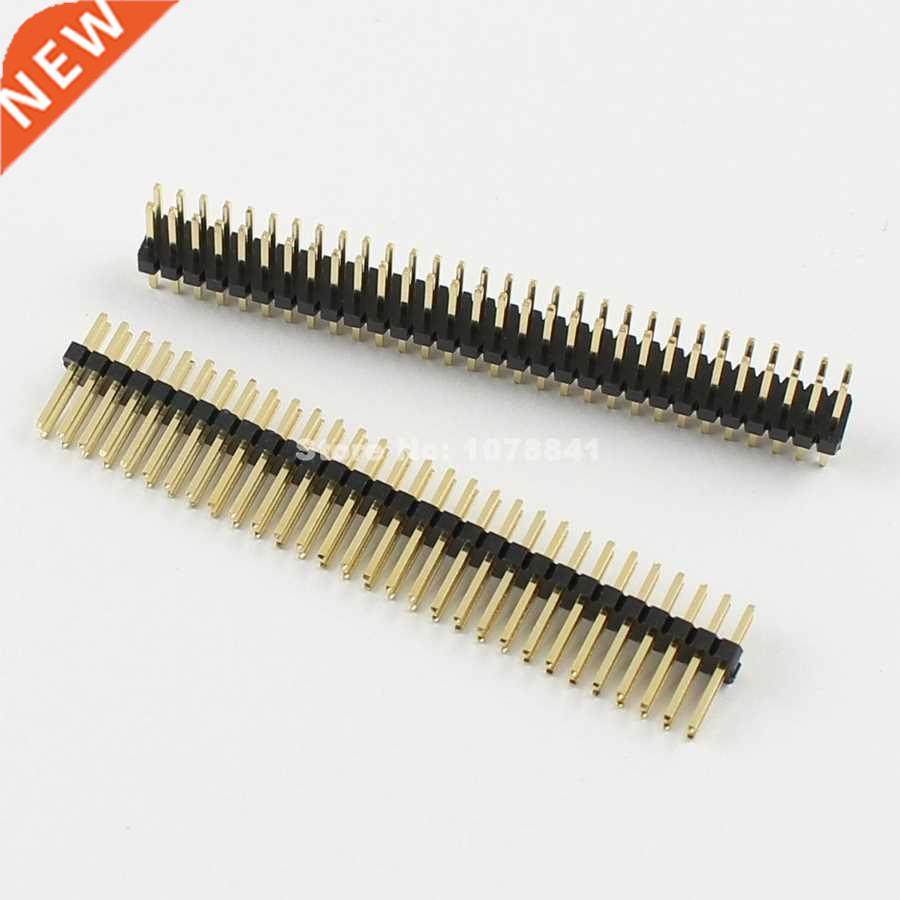 50 Pcs 1.27mm Male 2x0 Pin Double Row Straight Pin Header S
