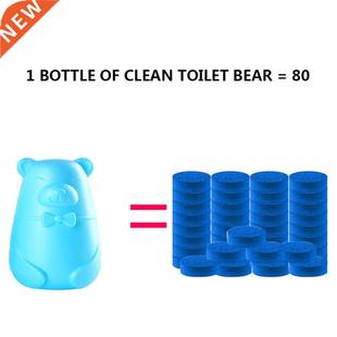 Blue Liquid Bubble Deodorant Prevention Toilet 80pcs