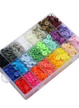 408 Sets Plastic Snap Buttons, No-Sew T5 Snaps with Organize