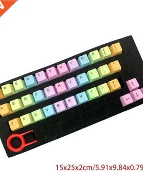K1KF Only Keycap,Durable ABS Backlight Keycap 7 Keys Rainbo